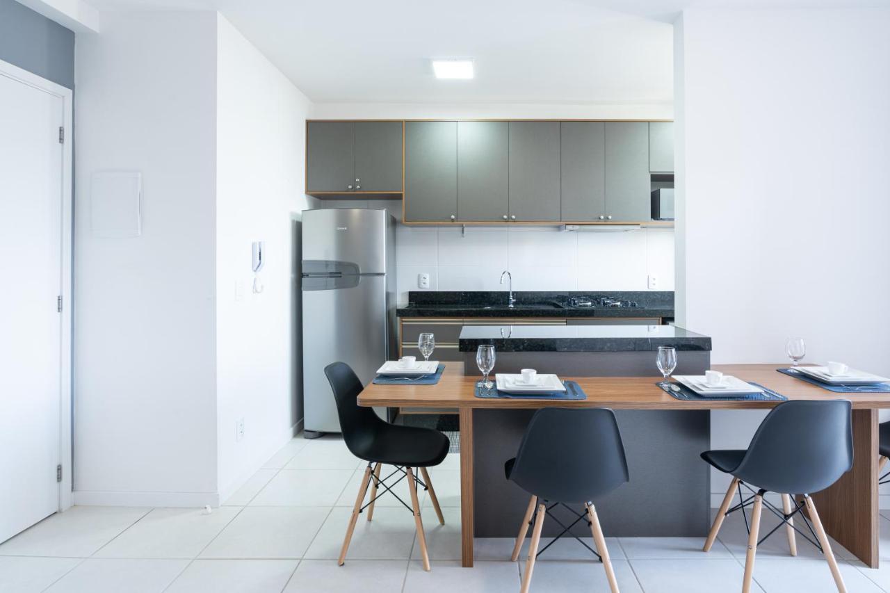 Apartamentos Completos A 15Min Beto Carreiro Com Wi-Fi Churrasqueira Em Condominio Com Piscina Portaria 24H Ideal Para Familia Piçarras Esterno foto